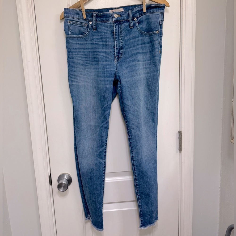 Madewell high rise fitted jeans